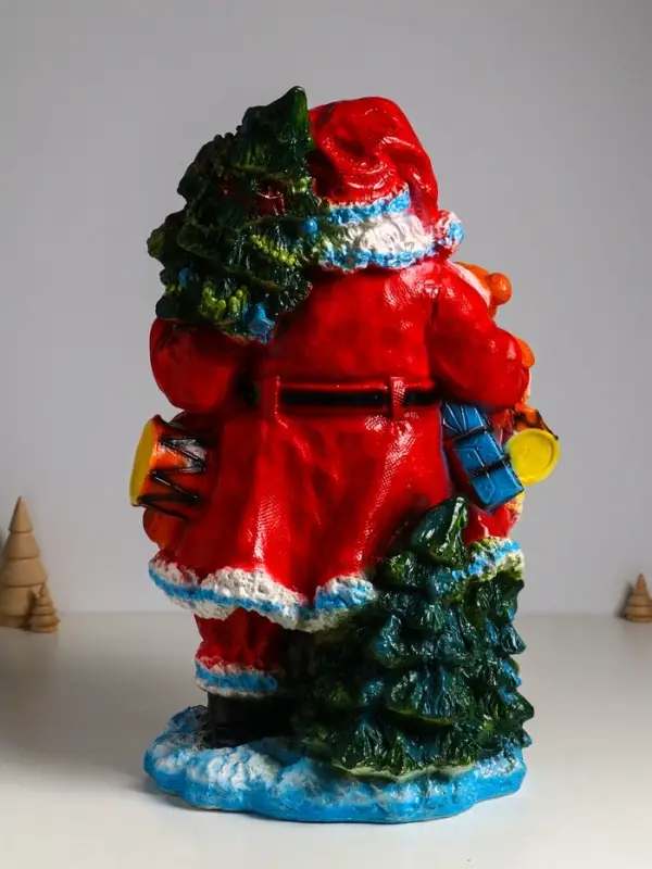 Фигура "Дед мороз" 52х32х26,5 см, красный