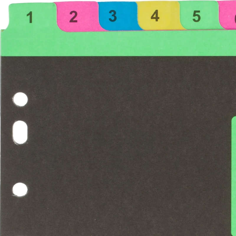 Разделитель листов с индексами 1-12 Attache Selection, А4, картон