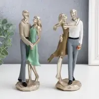 Фигурка полистоун &laquo;Влюблённые&raquo;, 20&times;8&times;6.5 см, МИКС