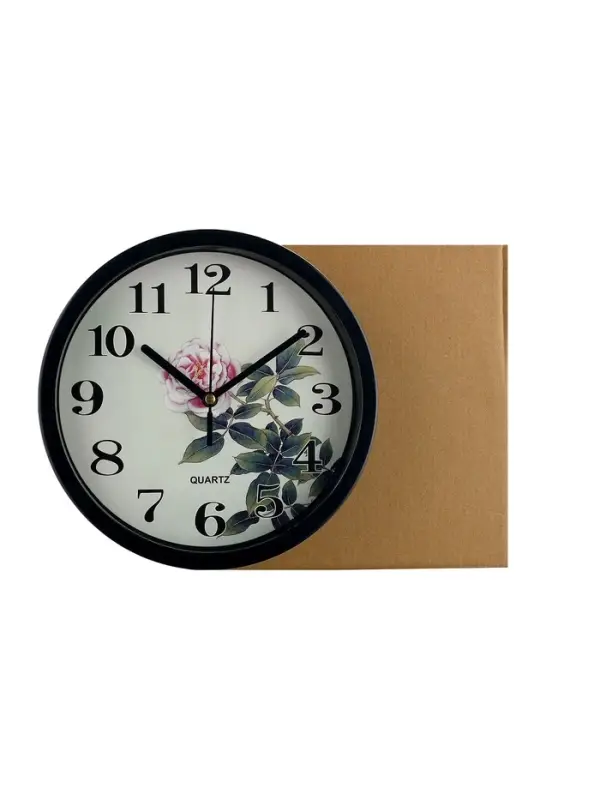 Часы настенные &laquo;Роза&raquo;, d=20 см, дискретный ход