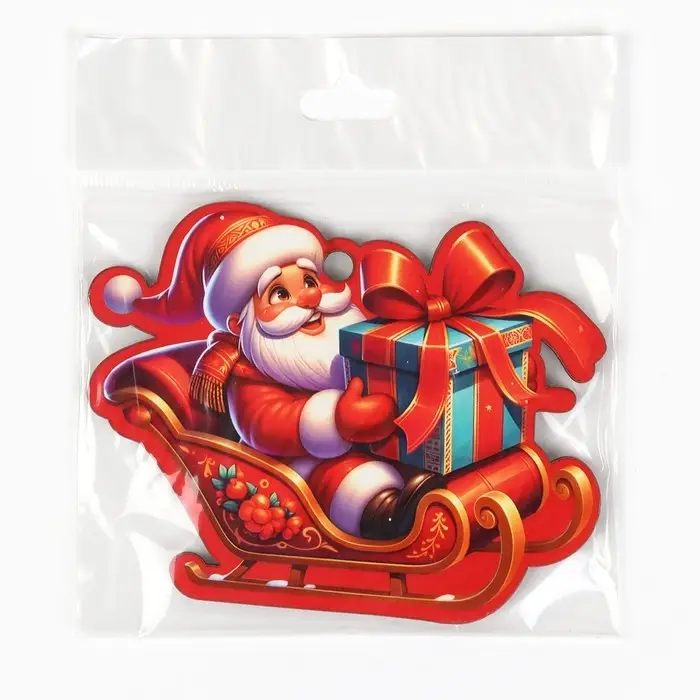 Ёлочная игрушка новогодняя «Дед Мороз», на Новый год, 10 х 8 см Ёлочная игрушка новогодняя «Дед Мороз», на Новый год, 10 х 8 см