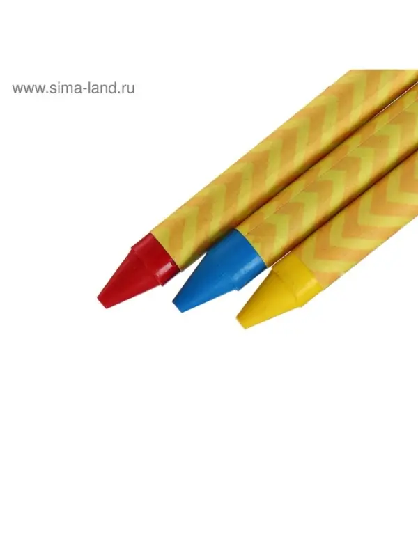 Мелки восковые Calligrata, цветные, 12 цветов, 93&times;8 мм