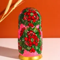 Матрёшка дерево &laquo;Ульяна&raquo;, 5-ти кукольная, 18 см, ручная работа, МИКС