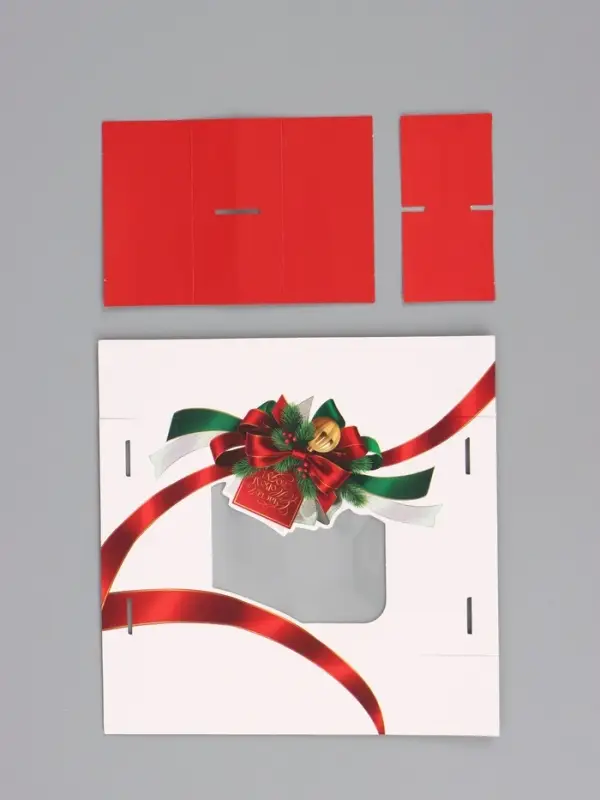 Коробка подарочная для 4 конфет &laquo;Счастья в Новом году!&raquo;, 10.5&times;10.5&times;3.5 см