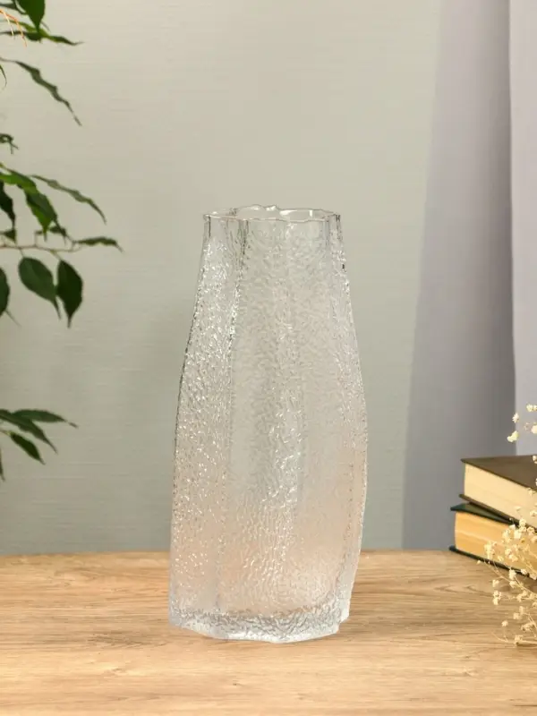 Ваза стекло настольная Ваза стекло настольная "Дженис" 30х13,5х9,5 см, прозрачный