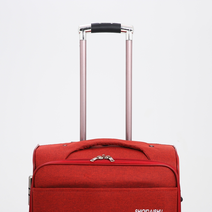 Чемодан средний 52 л (M), отдел на молнии, кодовый замок, с расширением, цвет бордовый Чемодан средний 52 л (M), отдел на молнии, кодовый замок, с расширением, цвет бордовый