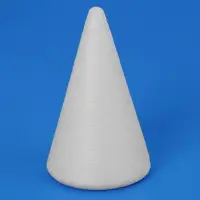 Конус из пенопласта для поделок и творчества, набор 6 шт., 8&times;4.5 см