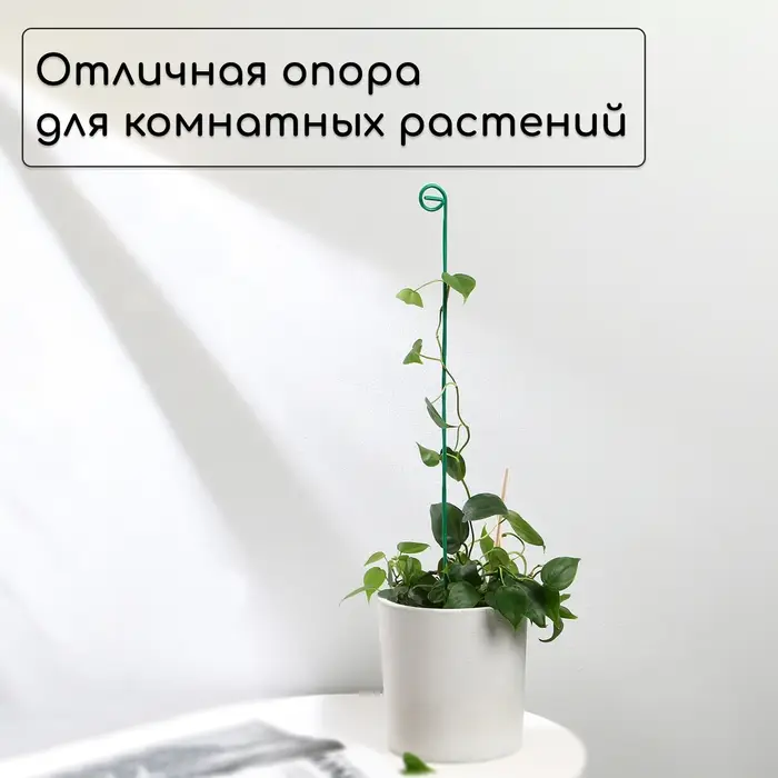 Колышек для подвязки растений, h=60 см, d=3 мм см, проволочный, зелёный, Greengo Колышек для подвязки растений, h=60 см, d=3 мм см, проволочный, зелёный, Greengo