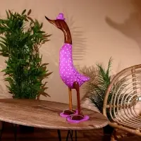 Сувенир &laquo;Утка в сиреневом&raquo;, 70 см, дерево