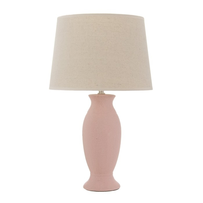 Настольная лампа Настольная лампа "Тамуна" Е27 40Вт розовый 30х30х43,5см RISALUX