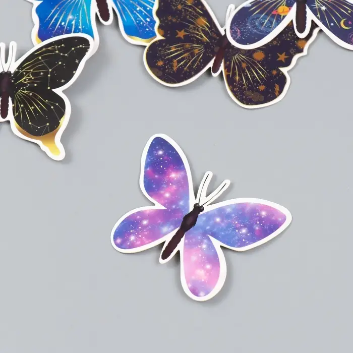 Набор магнитов на холодильник «Космос », 12 шт., картон, h=4-10 см