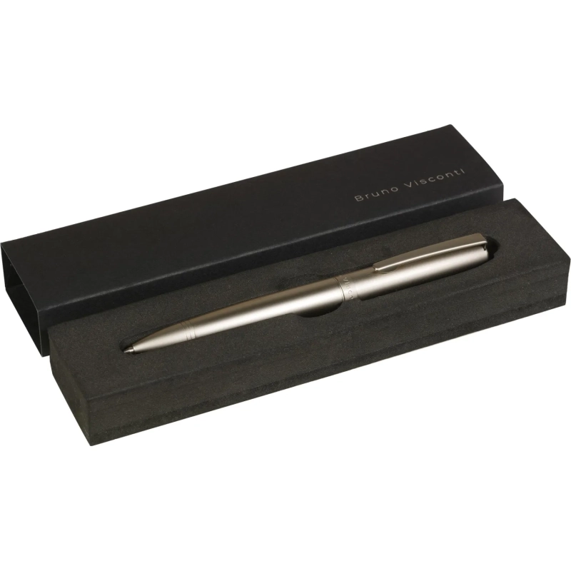 Ручка шариковая SORRENTO 1.0мм,син,корп.шамп/фут.черн,20-0347/09