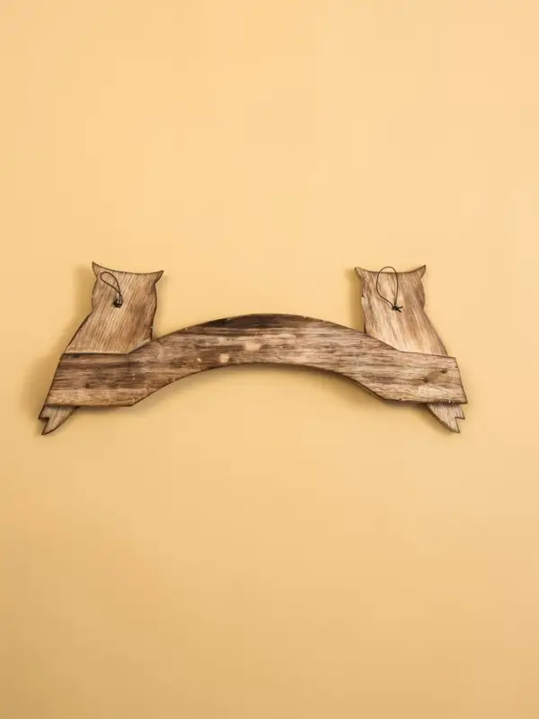 Панно &laquo;Совушки welcome&raquo;, 50&times;4&times;20 см, дерево