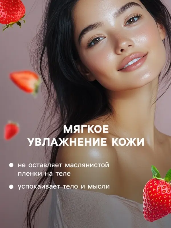 Бомбочка для ванн с шиммером (блёстками) &laquo;Единорог&raquo; с ароматом клубники, 100 г