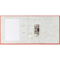 Папка-регистратор 75мм Attache А4, красная, РР/бумага, без мет. уголка