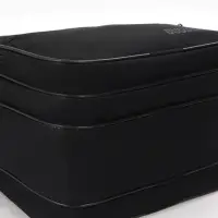 Сумка мужская Luris, 2 отдела на молнии, 3 наружных кармана, чёрная