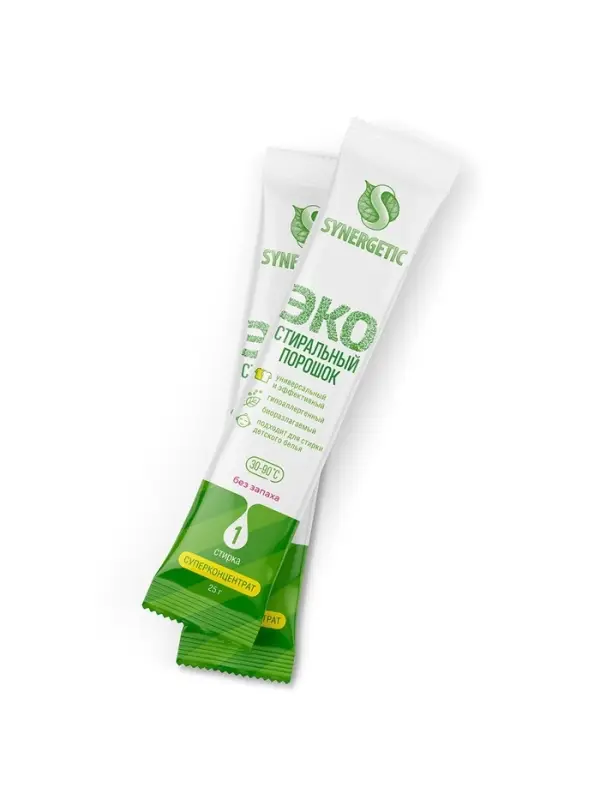 Стиральный порошок универсальный SYNERGETIC 40 стирок