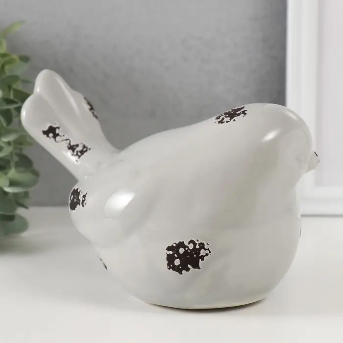 Копилка для денег &laquo;Серый воробушек&raquo;, керамика, 18.8 11.9&times;13 см