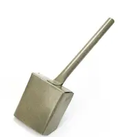 Совок хозяйственный 10&times;10&times;3.5 см, металл, черенок 21 см, МИКС