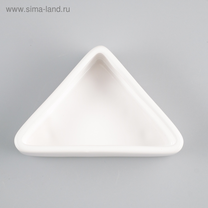 Миска керамическая для грызунов угловая 75 мл  9,5 х 6 х 2 см, белая Миска керамическая для грызунов угловая 75 мл  9,5 х 6 х 2 см, белая