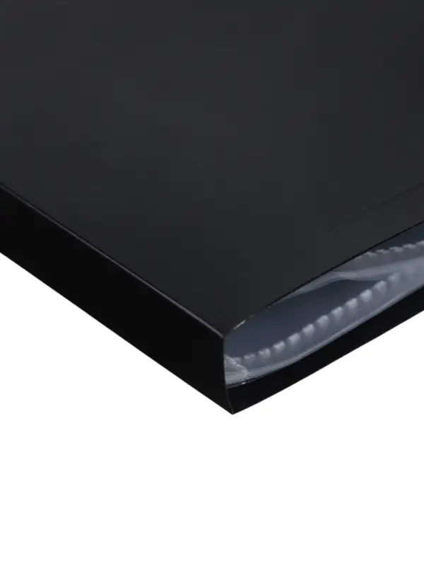 Папка с 20 вкладышами А4, 500 мкм, Calligrata, текстура &laquo;песок&raquo;, чёрная