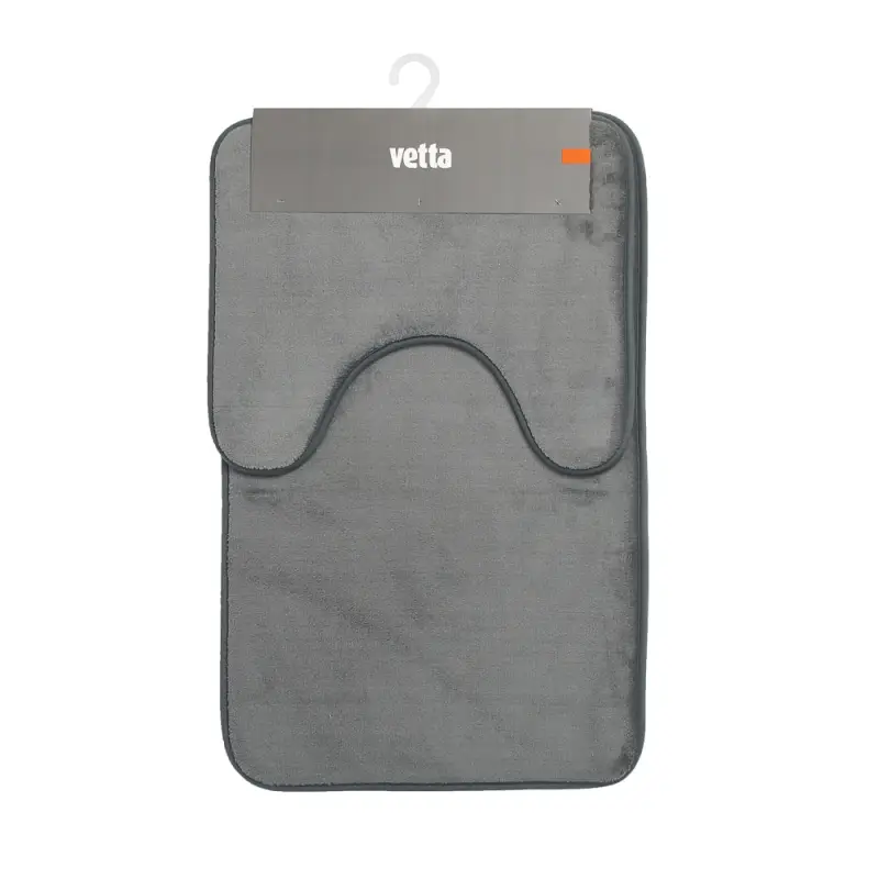 Набор ковриков для ванной комнаты тм VETTA Коралл, 75х45см + 45х40см, микрофибра, 4 цвета