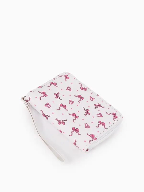 Кошелек жен 07-01-01 Июнь2534 бантики, 12*1,5*9 см, 2 отд+отд/молн, д/карт, белый Кошелек жен 07-01-01 Июнь2534 бантики, 12*1,5*9 см, 2 отд+отд/молн, д/карт, белый