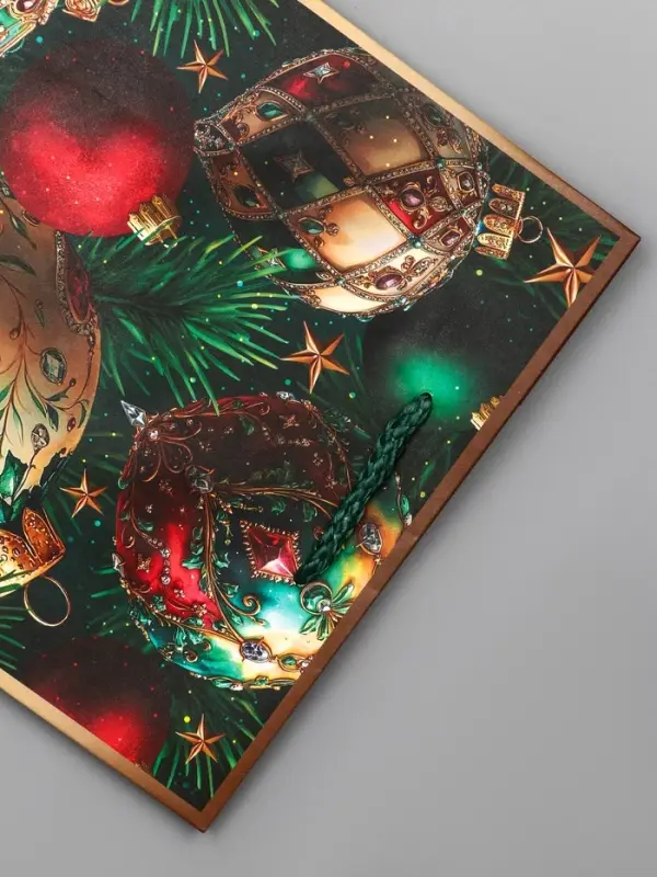 Пакет подарочный новогодний ламинированный, «Новогодний» , 18×10×22.3 см Пакет подарочный новогодний ламинированный, «Новогодний» , 18×10×22.3 см