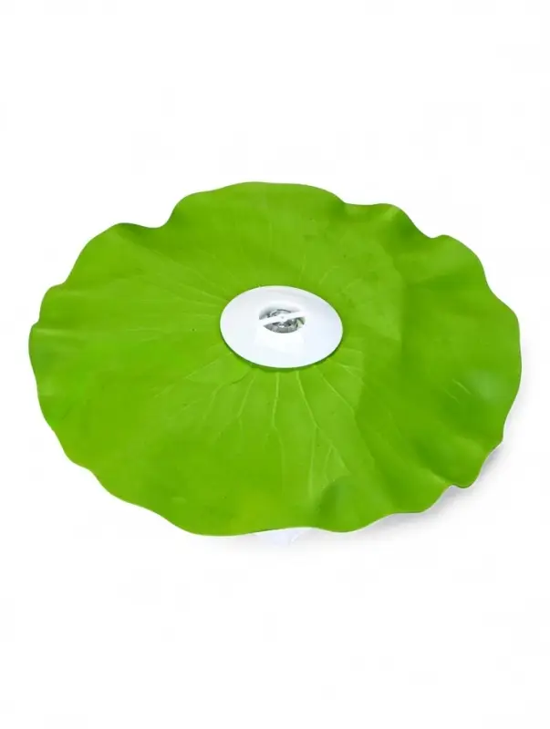 Садовый светильник для водоемов 28 х 28 х 9 см на солнечной бат-е Садовый светильник для водоемов 28 х 28 х 9 см на солнечной бат-е "Лотос" бел N011