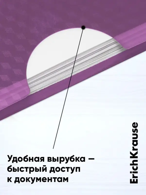 Папка-уголок А4, 180 мкм, ErichKrause Glossy Vivid, полупрозрачная, микс