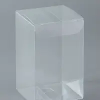 Складная прозрачная коробка из PVC, для упаковки подарков, 5&times;5&times;8 см
