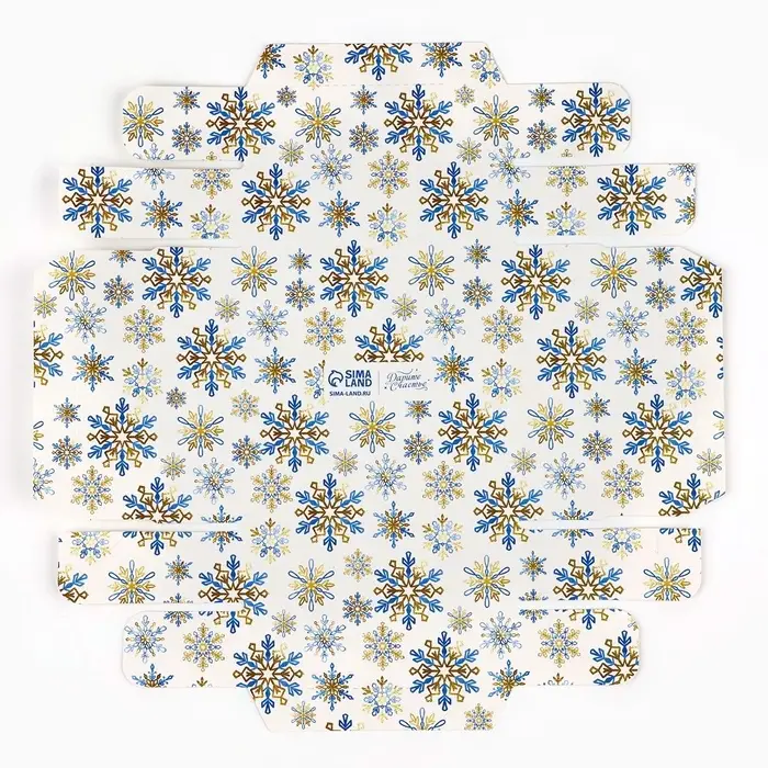 Коробка для кондитерских изделий &laquo;Новый год: Снежная сказка&raquo;, 10&times;10&times;10 см