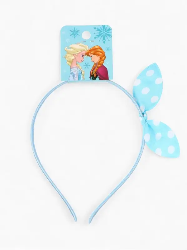 Ободок для волос &laquo;Бантик&raquo; голубой, Холодное сердце