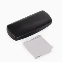 Футляр для очков на хлопушке, размер 16&times;6.5&times;3.5 см, чёрный