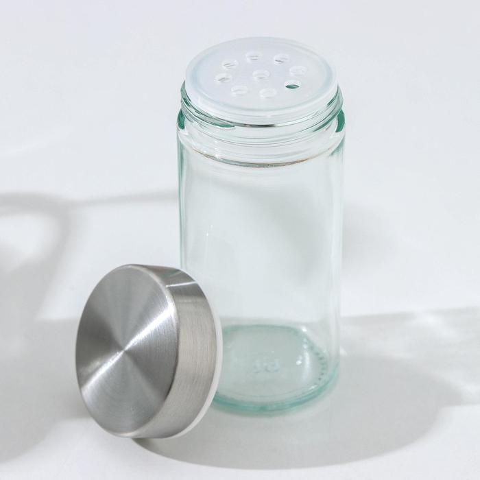 Набор для специй на подставке «Минимум», 4,5×9,5 см, 4 шт Набор для специй на подставке «Минимум», 4,5×9,5 см, 4 шт