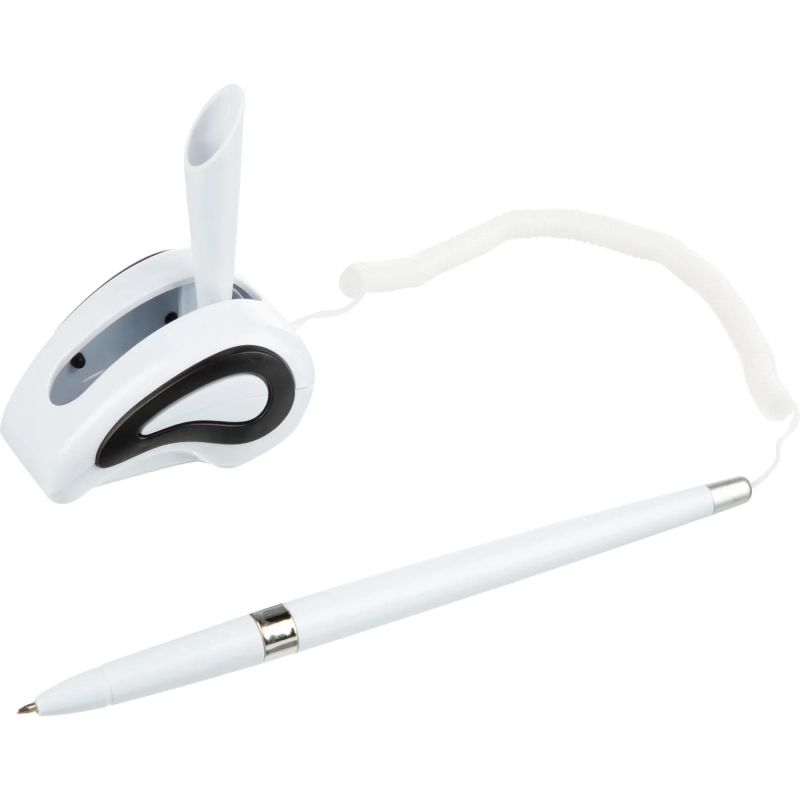 Ручка шариковая на подставке на липучке для стены и стол Attache син,син.ст