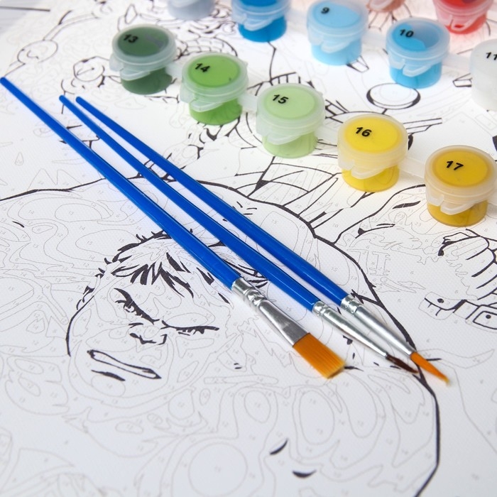 Картина по номерам на подрамнике 30х40 см, Мстители Картина по номерам на подрамнике 30х40 см, Мстители