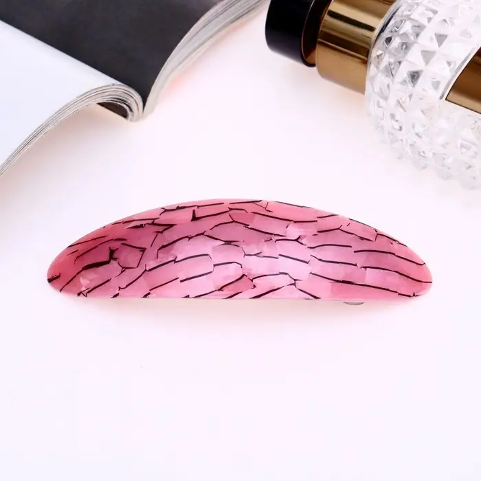 Заколка-автомат для волос Заколка-автомат для волос "Кракле" 9 см, микс