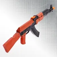 Автомат &laquo;АК-47&raquo;, стреляет присосками и шариками