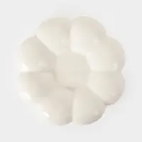 Чайная пара "Облако" цвет белый,  блюдце 14х3см, чашка 12х8,5х7 см