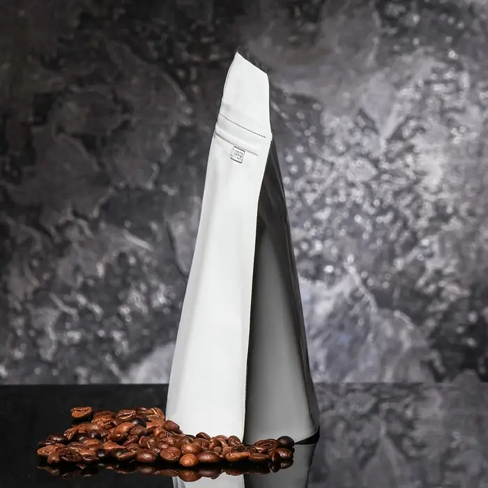 Пакет восьмишовный с замком, белый,17.5 х (19.5×22.5) х 4.5