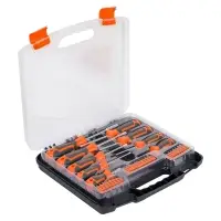 Набор отвёрток и бит 33пр. (SL, PH, PZ, HEX, TORX, SQUARE) пласт.кейс