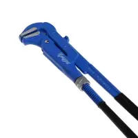 Ключ трубный рычажный ТУНДРА, плоский зажим 90&deg;, раскрытие до 35 мм, №1, 1"