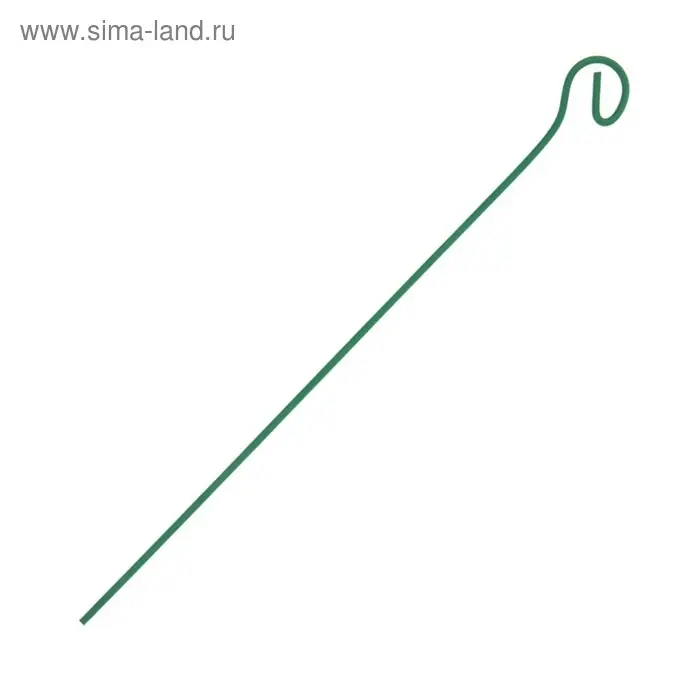 Колышек для подвязки растений, h=100 см, d=3 мм см, проволочный, зелёный, Greengo Колышек для подвязки растений, h=100 см, d=3 мм см, проволочный, зелёный, Greengo