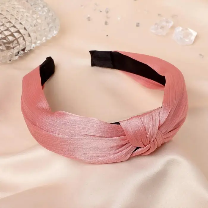Ободок для волос Ободок для волос "Престиж" 3 см, розовый