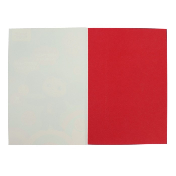 Набор цветного картона А4 8 листов (немелованный) и цветной бумаги 16 листов (газетная, двусторонняя) Мульти-Пульти  Набор цветного картона А4 8 листов (немелованный) и цветной бумаги 16 листов (газетная, двусторонняя) Мульти-Пульти "Чебурашка", на склейке