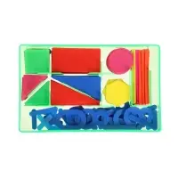 Касса цифр и счетных материалов &laquo;Учись считать&raquo;, 132 элемента, пластик, МИКС