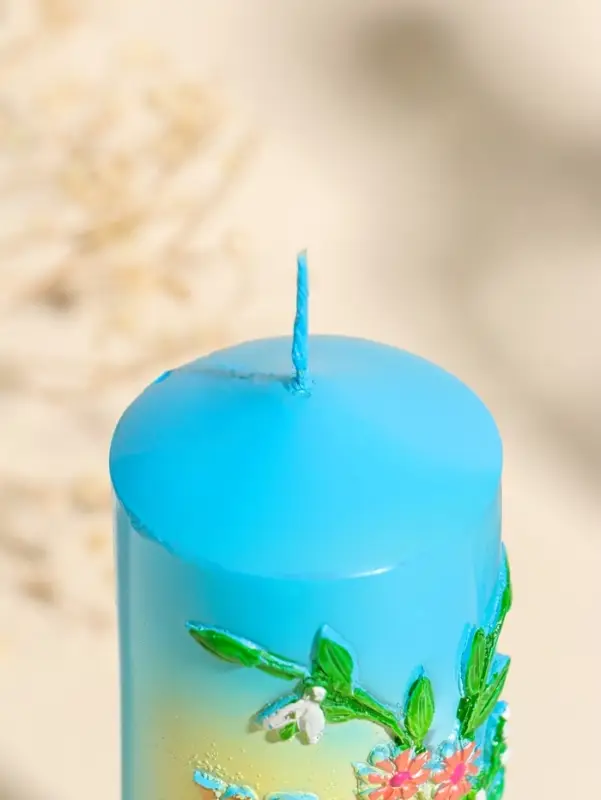 Свеча декоративная "Пасхальный столбик" 6х15,5 см, 250 гр