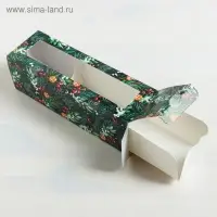 Коробка складная «Happy New Year», 18 х 5,5 х 5,5 см