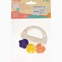 Прорезыватель погремушка для зубов &laquo;Браслетик&raquo;, цвет бежевый